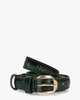 B210620 Groen metallic Damesriem