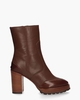 B4897 Bruin Dames Enkelboots
