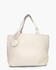 BAG08 Off-White/Zilver Tas