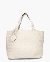 BAG08 Off-White/Zilver Tas