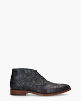 Barry Scales Blauw Heren Veterboots