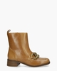 BE2402X Bruin Dames Enkelboots