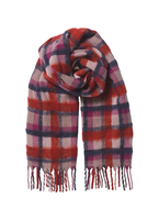 Becksondergaard Check Sillian Scarf Rood Sjaal