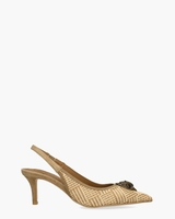 Belgravia Sling Back Heel Beige/Taupe Dames Slingbackpumps