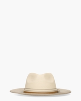 Bella Off-White/Cognac Hoed