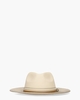 Bella Off-White/Cognac Hoed
