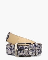 Belt Mini Wit/Blauw Herenriem