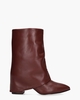 Berta Bordeauxrood Damesboots