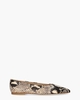 Bilbao Beige/Zwart Damesballerina
