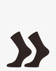 Blackpool 2-Pack Donkerbruin Damessokken