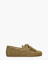 Boat Loafer Fringe Bruin Dames Veterschoenen