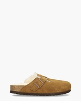 Boston Shearling Cognac Damesslippers