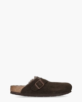 Boston Shearling Donkerbruin Damesslippers