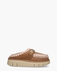 Bounce Clog Metal Logo Cognac/Roze Damesslippers