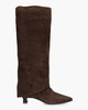BR301 Donkerbruin Damesboots