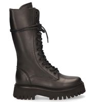 Bronx Groov-y High Top Zwart Dames Veterboots