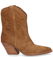 Bronx Low-Kole Bruin Dames Enkelboots