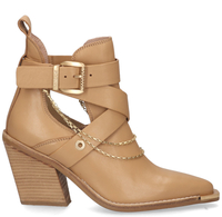 Bronx New-Kole Gesp Bruin Dames Enkelboots