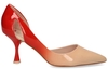 Bronx New Vivian Beige/Rood Damespumps