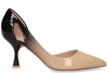Bronx New Vivian Beige/Zwart Damespumps