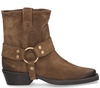 Bronx No-Scene Groen Dames Enkelboots