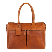 Burkely Antique Avery Laptopbag Cognac Tas