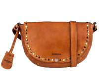 Burkely Crossover M Studs Cognac Tas