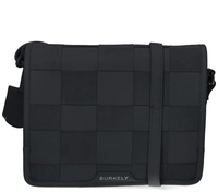 Burkely Even Elin Double Pocket Flap Zwart Tas