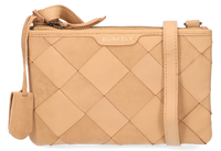 Burkely Even Elin Double Pocket Zip Beige Tas