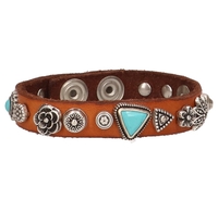 Campomaggi C010370ND Cognac/Multicolor Armband