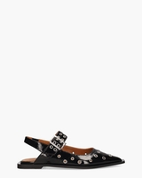 Casandra Zwart Damessandalen