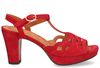 Chie Mihara Emal Rood Damessandalen