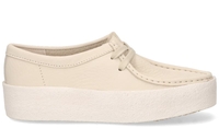 Clarks Wallabee Cup Off-White Dames Veterschoenen
