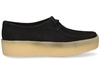 Clarks Wallabee Cup Zwart Dames Veterschoenen