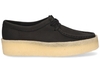 Clarks Wallabee Cup Zwart Heren Veterschoenen