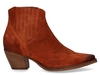 Curiosite 1518 Oranje Dames Enkelboots