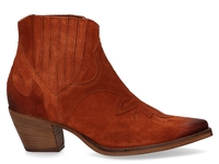 Curiosite 1518 Oranje Dames Enkelboots