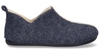 Cypres Luko Blauw Herenpantoffels