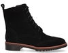 Di Lauro Laiza Zwart Dames Veterboots