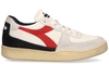 Diadora Heritage Mi Basket Low Ripstop Wit/Multicolor