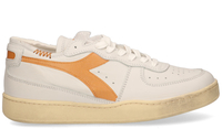 Diadora Heritage Mi Basket Row Cut Used Lichtgrijs/Oranje