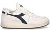 Diadora Heritage Mi Basket Row Cut Wit/Donkerblauw