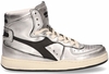 Diadora Heritage Mi Basket Used Zilver