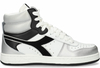 Diadora Sport Magic Basket Mid Space Wit/Zilver/Zwart
