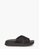 Emily Mesh Slide Zwart Damesslippers