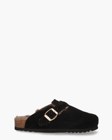 Fae Zwart Damesslippers