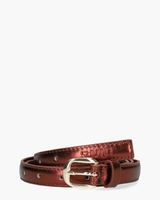 Fiji Metallic Bordeauxrood Damesriem