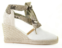 Fred de la Bretoniere 153010167 Off-White Damessandalen