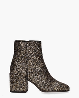 Gigi Roma Glitter Zwart/Goud/Zilver Dames Enkelboots