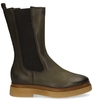 Gioia 2PALAS204 Donkergroen Dames Chelseaboots